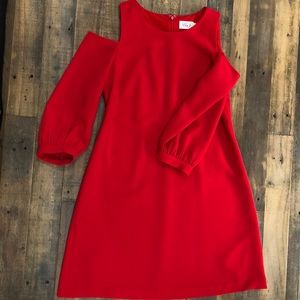 Eliza J Cold Shoulder Dress